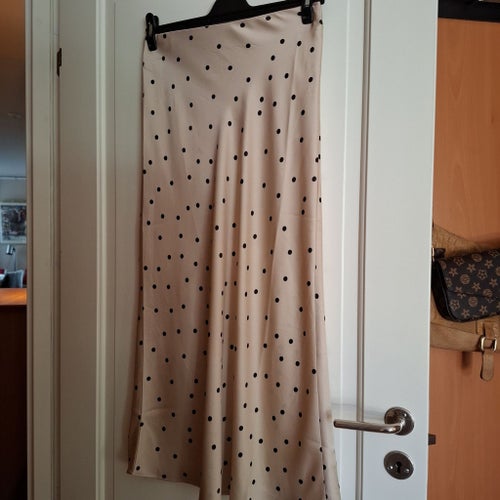 VILA beige kjol, storlek 38