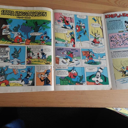 Walt Disneys Kalle Anka 1971 nr 5. På fliken. Kep och Knåp. prenumerationskupong