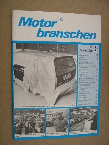 Motorbranschen 1981 Nr. 11