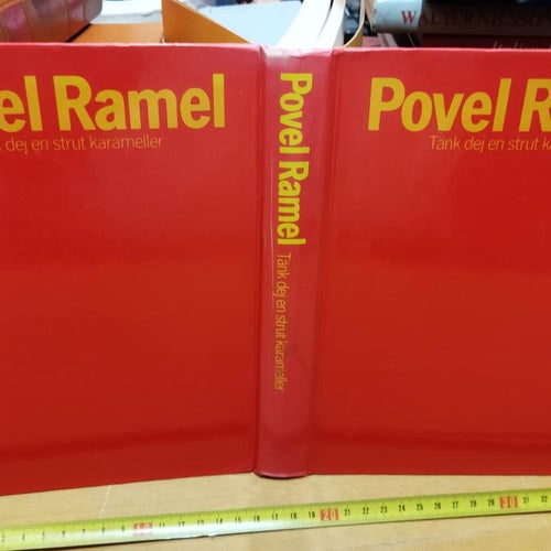 Tänk dej en strut karameller Povel Ramels. Bok. Very Fine plus