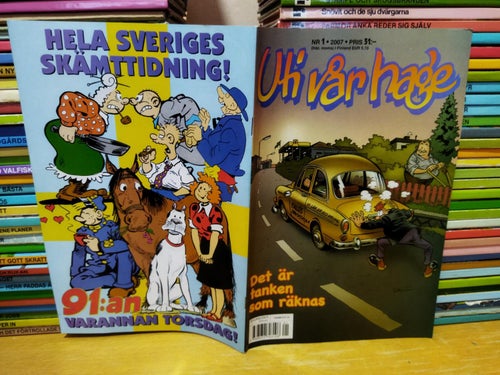 Uti vår hage 2007 nr 1 + prenumerationskupong, Very Fine plus