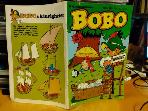 Bobo 1983 nr 7, Linda SIlverhall Johan Ödgren Gunilla Malmqvist Charlotte Axelss