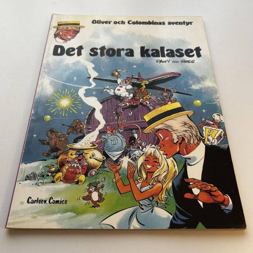 Oliver och Colombinas äventyr #4, 1:a upplaga, samlarex! FN+