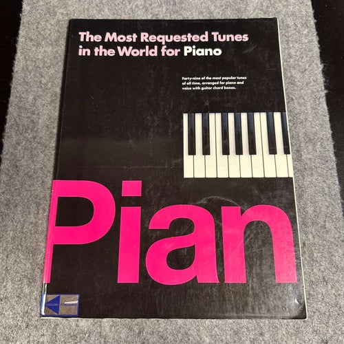The most requested tunes in the world for piano
