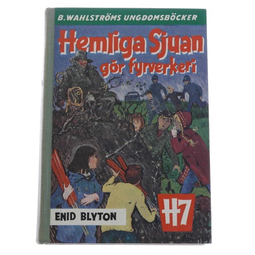 Enid Blyton - Hemliga sjuan gör fyrverkeri