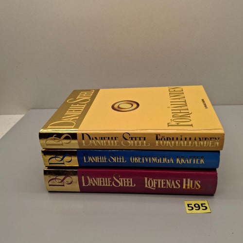 Danielle Steel x3 Bokpaket med hårdpärm - Se bilder för titlar