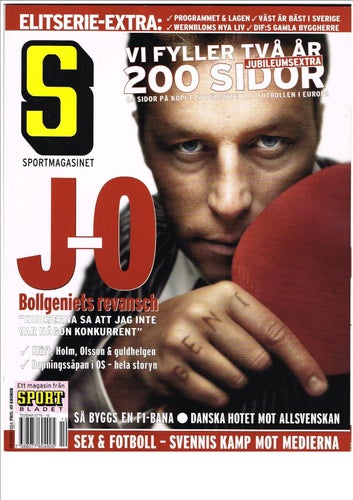 SPORTMAGASINET 2004 Oktober - Jan-Ove Waldner