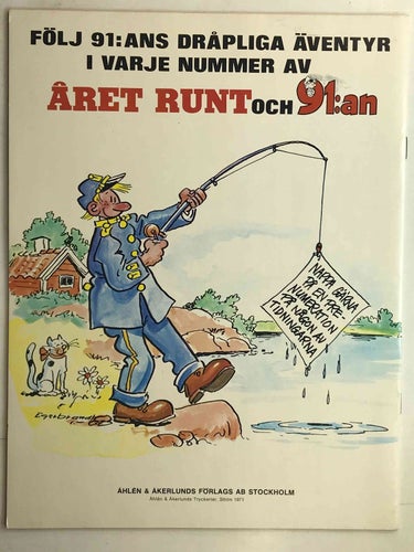 91:an Karlsson Julalbum 1972: VF-NM