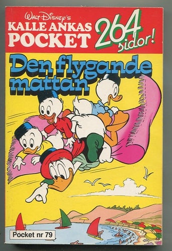 Kalle Anka pocket No.79 Den flygande mattan 1987 Richters fö