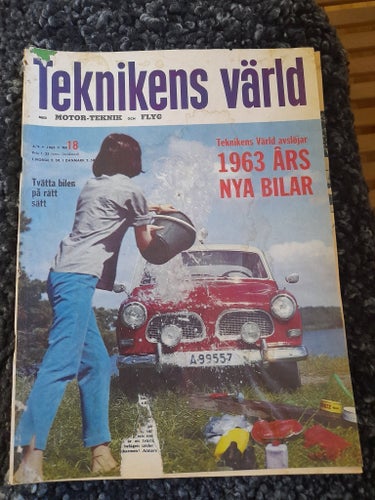 Teknikens Värld 2 tidningar 1960 samt 1 från år 1962.