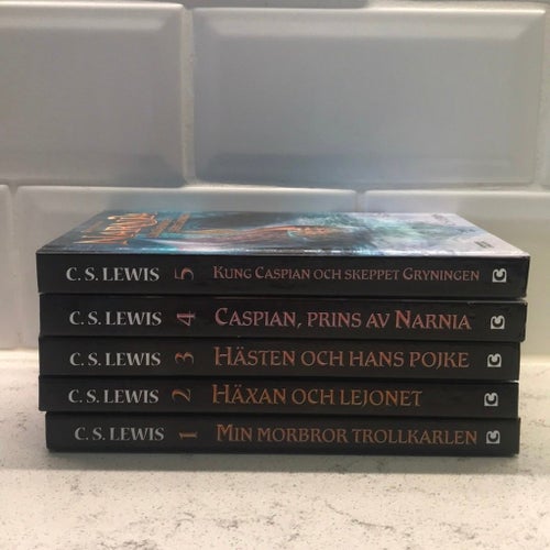 Narnia av C.S. Lewis, 2002 1-5 inbundna