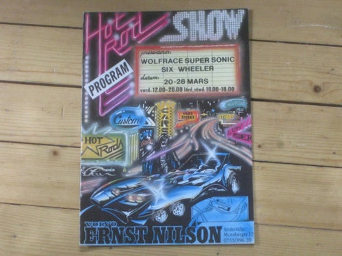 HOT ROD SHOW 1982 Program Colorod