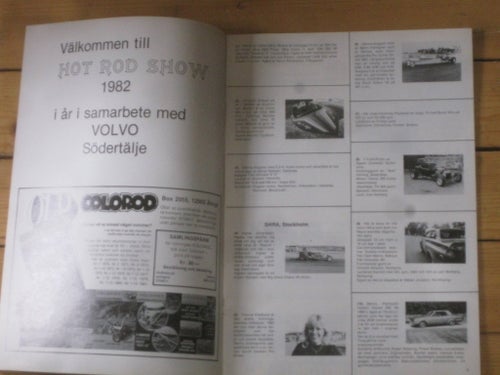 HOT ROD SHOW 1982 Program Colorod