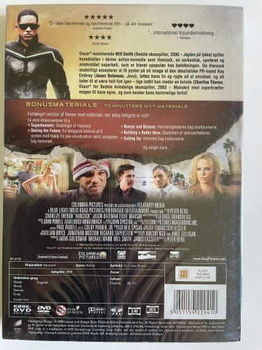Hancock (Extended Cut) DVD Fabriksforseglet