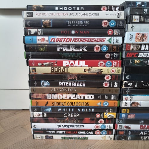 Stor samling af DVD-film