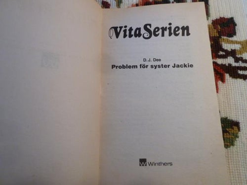 PROBLEM FÖR SYSTER JACKIE, D. J. DEE, 1986,  BÖCKER