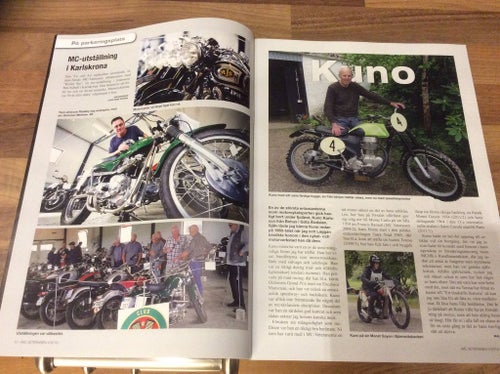 Mc veteranen nr 4 2016 cross Kuno,Ajs,Yamaha ,Messerschmitt,