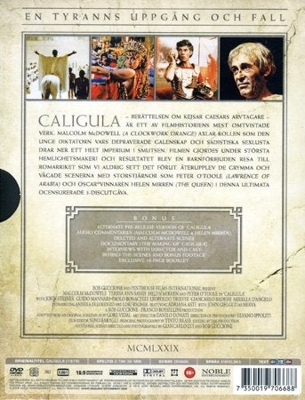 Caligula - 3-disc (1979) Tinto Brass med Malcolm McDowell, Peter O'Toole.