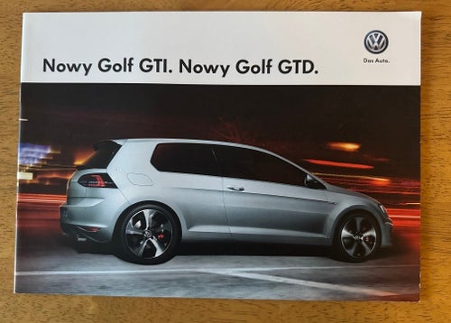 Broschyr - Volkswagen Golf GTI / Golf GTD (PL)