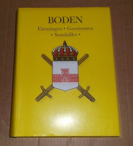 Bok Boden Fästningen Garnisonen Samhället