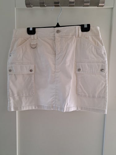 Lindex vit kjol, storlek 44