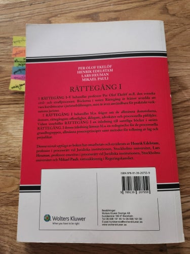 Rättegång första häftet 9e upl.
