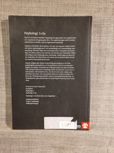 Psykologi 1+2a - Martin Levander, Cornelia Sabelström Levander - 2014