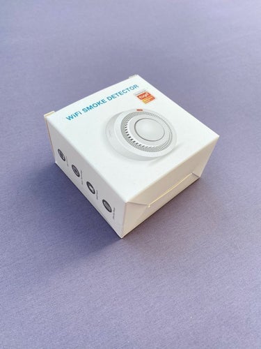 Tuya Brandvarnare WIFI Smart Life Rök & Brand Detektor, Fristående, Smart Hem
