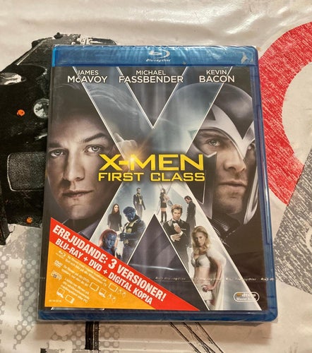 X-MEN - FIRST CLASS (2011) INPLASTAD SVENSK SPECIALUTGÅVA!