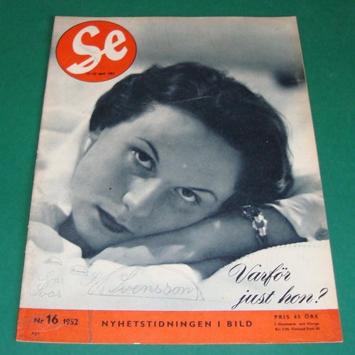 SE nr 16 1952 - Göran Larsson, Snoddas, Papua m.m.