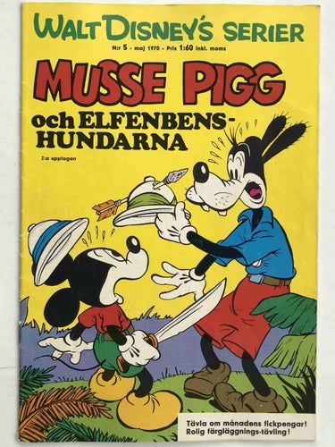 Walt Disney´s Serier - 1970:5 VG-FN