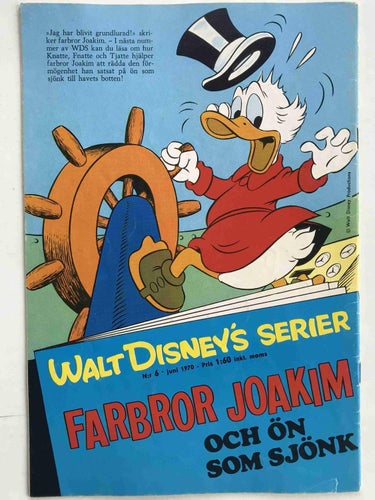 Walt Disney´s Serier - 1970:5 VG-FN