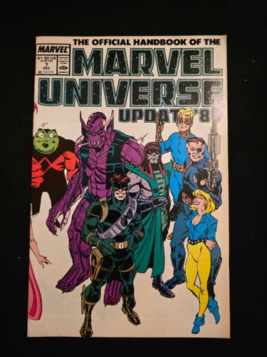 Official Handbook of the Marvel Universe Update '89 (1989 Marvel) #7