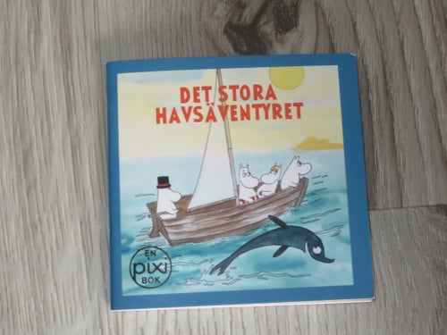 Det stora havsäventyret, Pixi-bok underbar liten bok med MUMINFAMILJEN NYSKICK