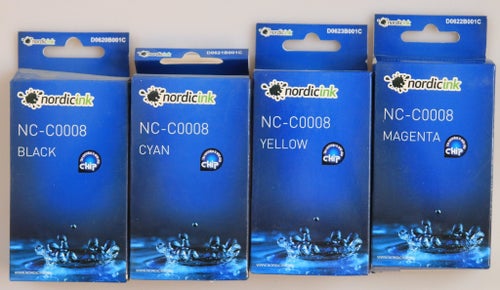 Nordicink NC-C0008 bläckpatroner, 4-pack