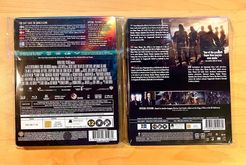 Justice League + Zack Snyder's Justice League / Steelbook Blu-Ray