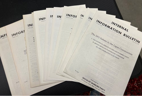 Internal Information Bulletin, Socialist Workers Party, 1973-1974