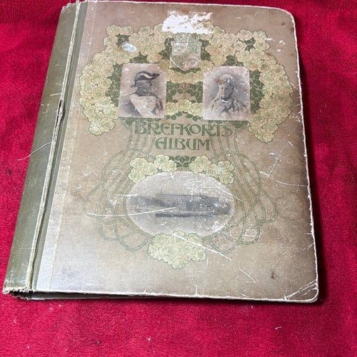 Vintage Brefkorts Album 1800 talet.