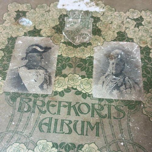 Vintage Brefkorts Album 1800 talet.