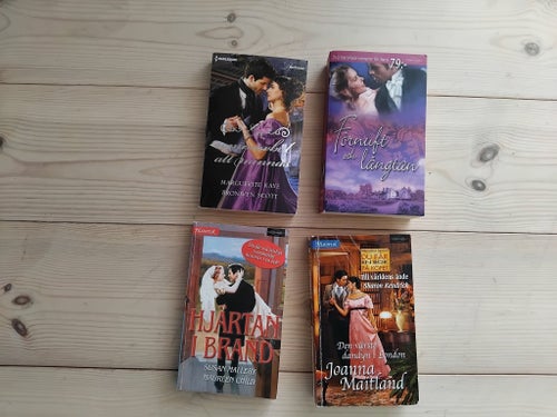 4 st Harlequin Historisk, antologier