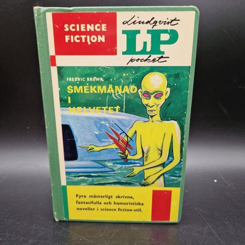 LP Sci-fi bok Smekmånad i helvetet av Fredric Brown, 1970