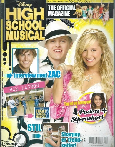 HIGH SCHOOL MUSICAL - NR 2 2007 - OBS ! DANSKT !
