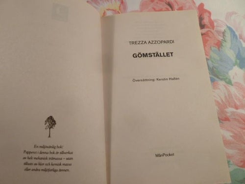GÖMSTÄLLET, T. AZZOPARDI, 2002,  POCKET, BÖCKER