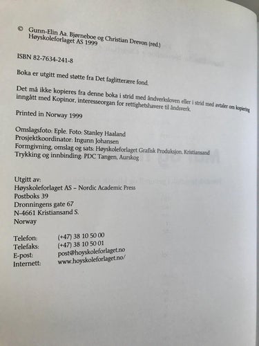 MAT OG MEDISIN Gunn-Elin Aa. Bjørneboe Christian A. Drevon 1999