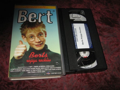 BERT - BERTS RÖJJIGA ROCKLIV (MARTIN ANDERSSON) VHS