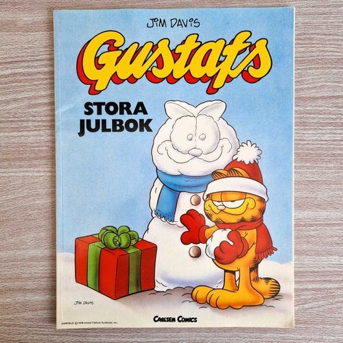 Gustafs Stora Julbok – Garfield Christmas Comic Album 1993 Carlsen Comics