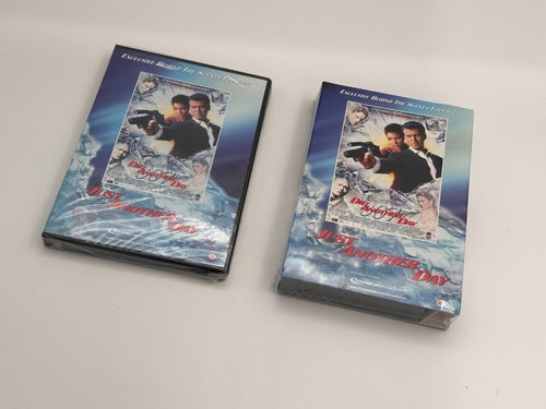 James Bond · Die Another Day · Just Another Day promo DVD & VHS · factory sealed