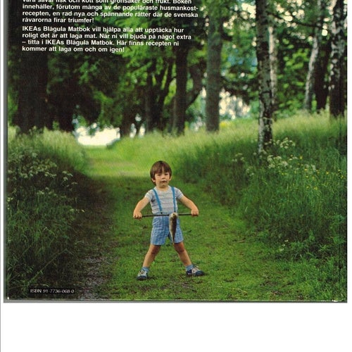 BLÅGULA MATBOKEN - Inger Grimlund, Christine Samuelson (1984)