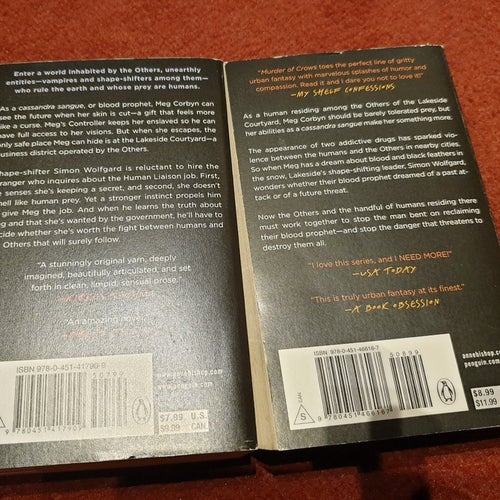 Written in Red + Murder of Crows - Anne Bishop - 2 x böcker.