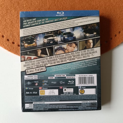 Fast & Furious LIMITED EDITION - Blu-ray, Svensk Text *NY* *UTGÅTT*